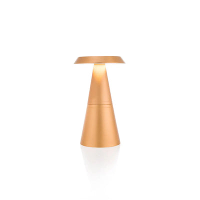 TableLights.com Filini Cone table lamp, champagne gold Filini