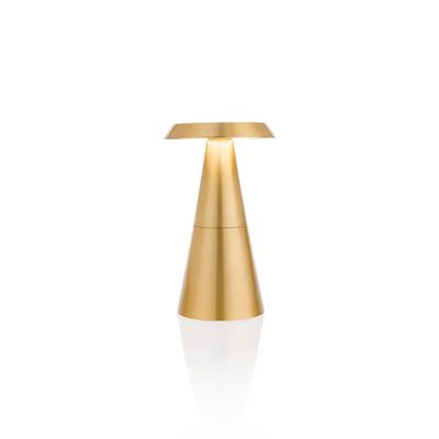 TableLights.com Filini Cone table lamp, gold Filini