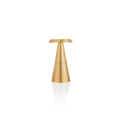 Filini Cone table lamp, brass gold (H 30 cm)