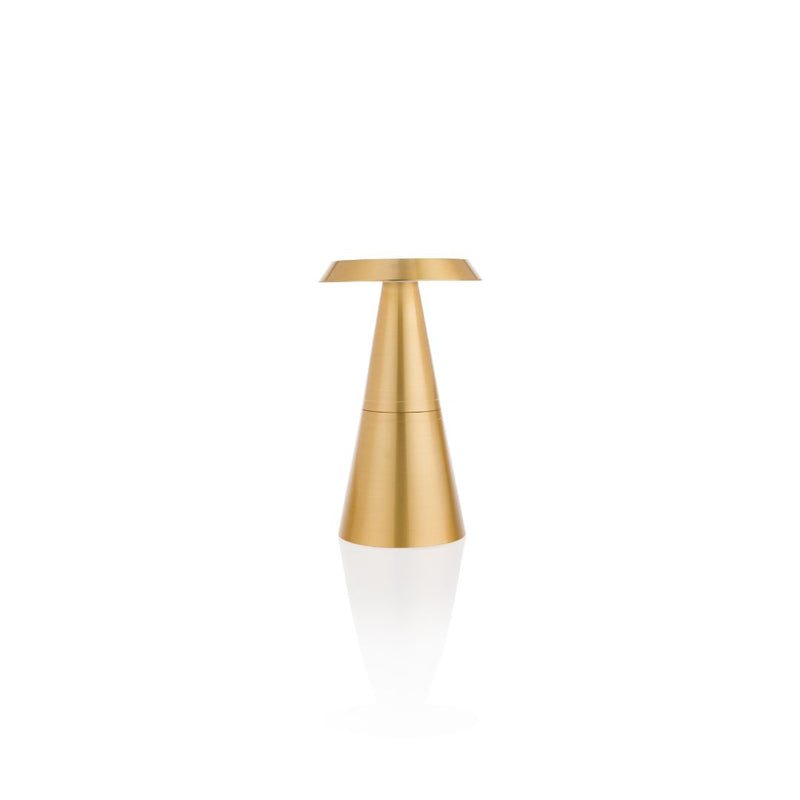 Filini Cone table lamp, brass gold (H 30 cm)