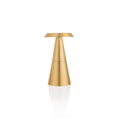 TableLights.com Filini Cone table lamp, gold Filini