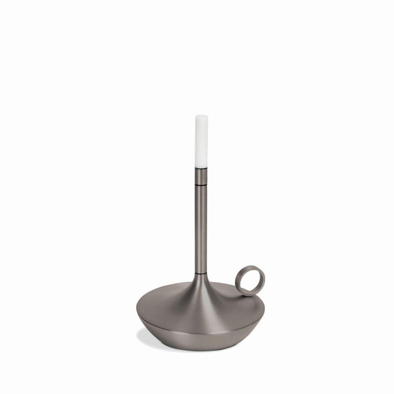 Graypants Wick Small Portable Table Lamp (Graphite)