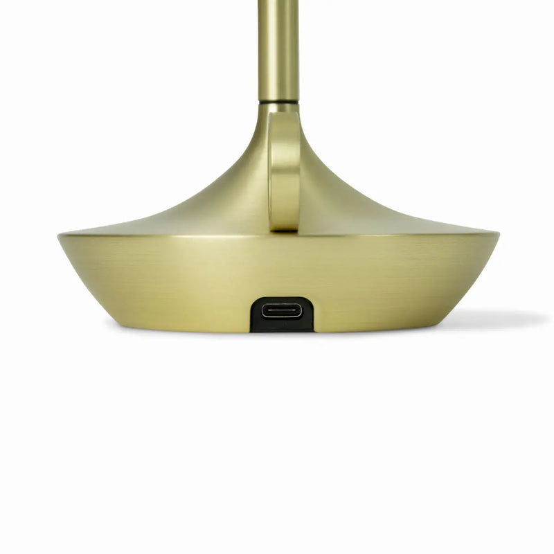 TableLights.com Graypants Wick portable table lamp, brass Graypants