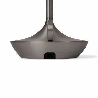 TableLights.com Graypants Wick portable table lamp, graphite Graypants