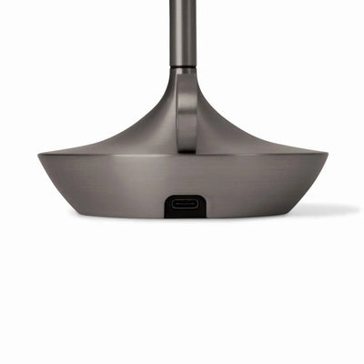 Graypants Wick portable table lamp, graphite - DesertRiver.shop