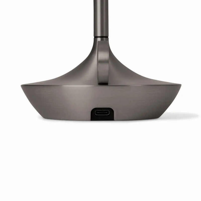 Graypants Wick portable table lamp, graphite - DesertRiver.shop