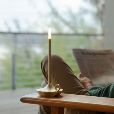 Graypants Wick Portable Table Lamp (Mist Gray)