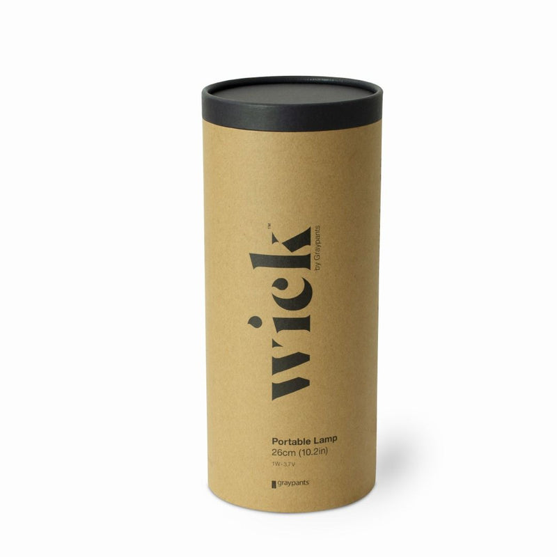 Graypants Wick Portable Table Lamp (Sage Green)