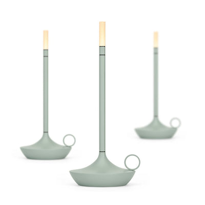 Graypants Wick Portable Table Lamp (Sage Green)
