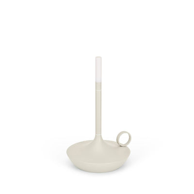 Graypants Wick Small Portable Table Lamp (Mist Gray)