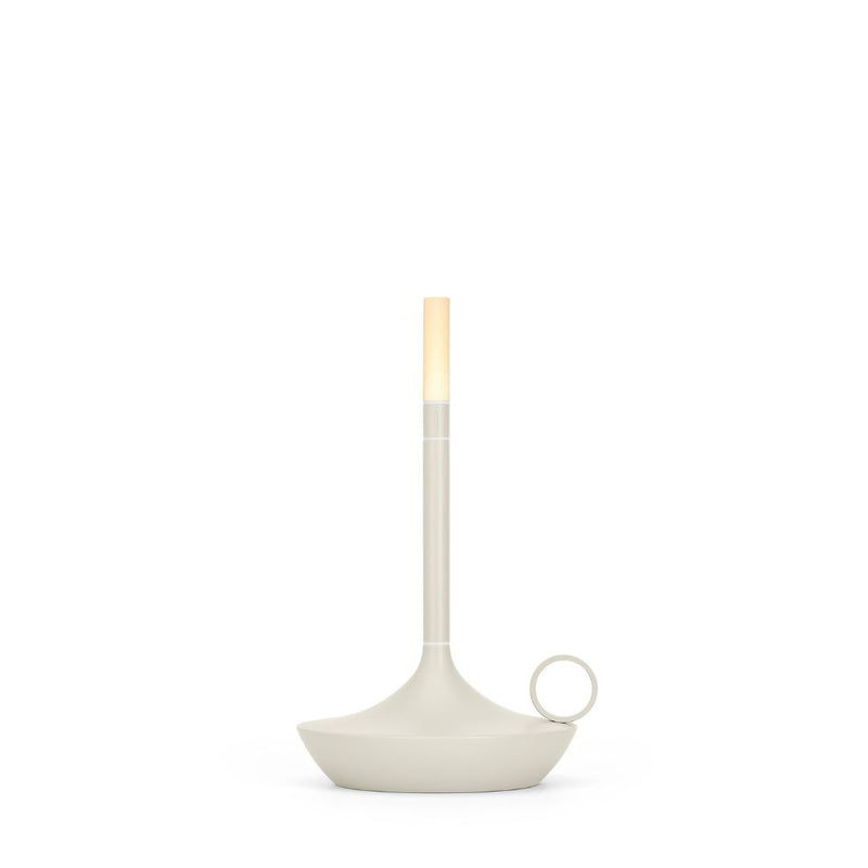 Graypants Wick Small Portable Table Lamp (Mist Gray)