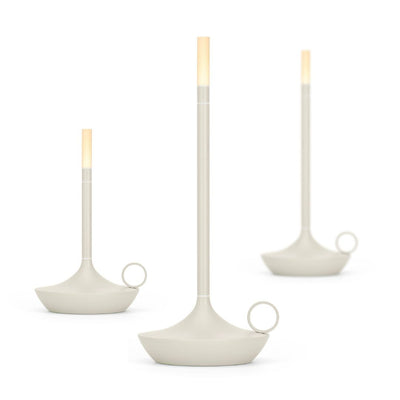 Graypants Wick Portable Table Lamp (Mist Gray)