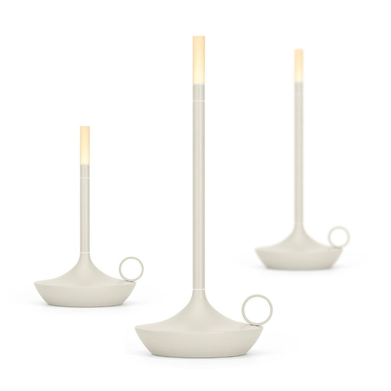 Graypants Wick Portable Table Lamp (Mist Gray)