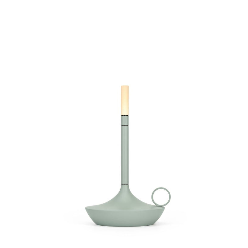 Graypants Wick Small Portable Table Lamp (Sage Green)