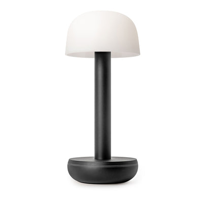 Humble Two table lamp, Black frosted