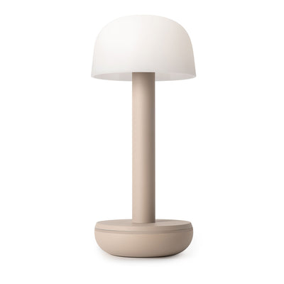 Humble Two table lamp, Beige frosted