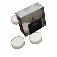 Maxilight Tealights 4 Pc Box & Candle Holders