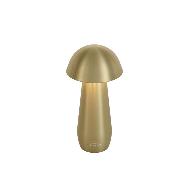 Villeroy & Boch Modena Rechargeable Table Lamp (H 16 cm) - Brushed Brass Finish