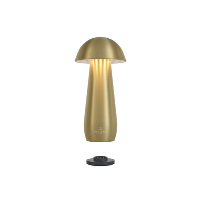 Villeroy & Boch Modena Rechargeable Table Lamp (H 16 cm) - Brushed Brass Finish