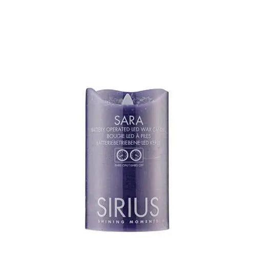 TableLights.com Sirius Sara LED candle, lavender Sirius