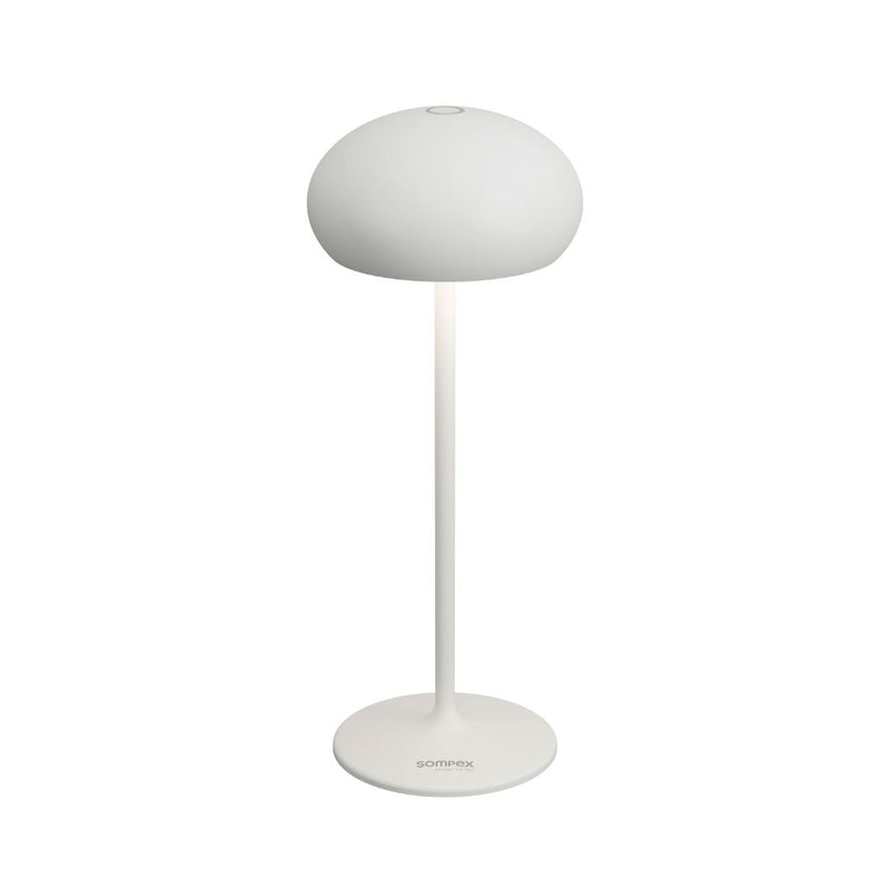 Sompex Pebble Rechargeable Table Lamp (Matte Finish, H 23 cm)
