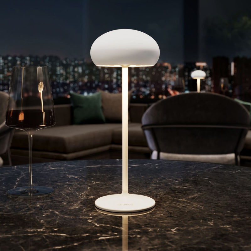 Sompex Pebble Rechargeable Table Lamp (Matte Finish, H 23 cm)
