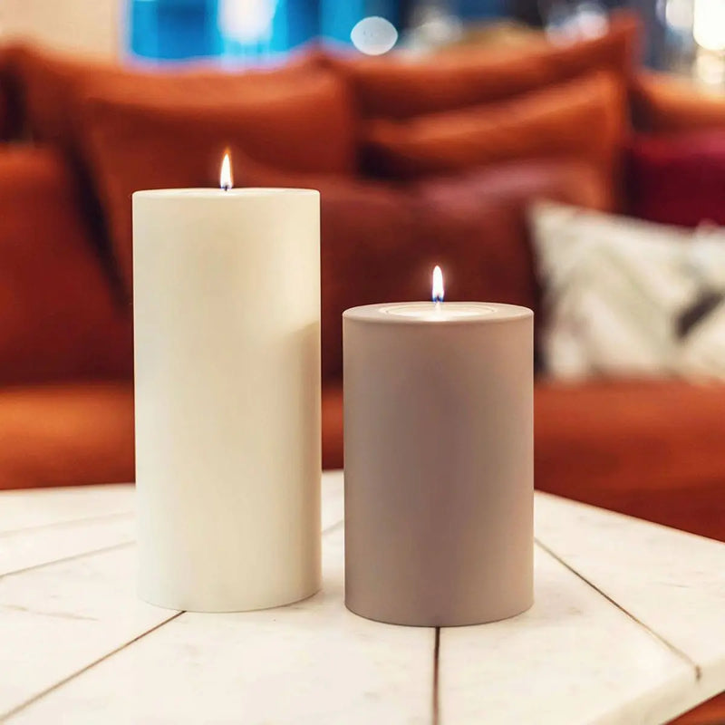 TableLights.com Trend colour candle holder, taupe Qult