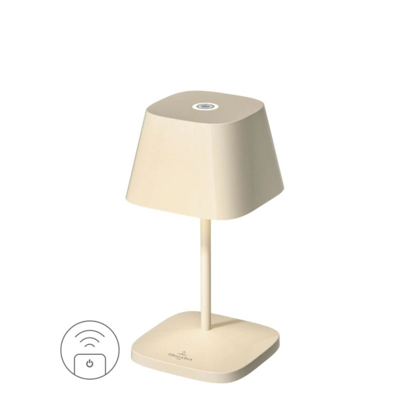 Villeroy & Boch Neapel RC table lamp, H20 cm, ceramic finish