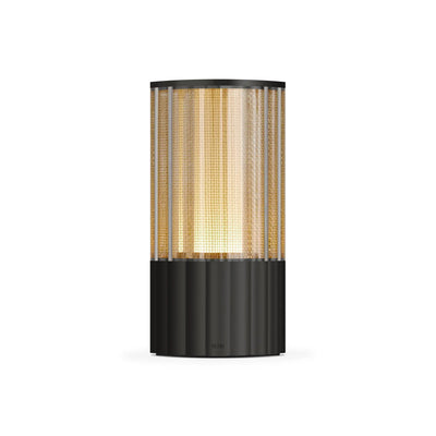 TableLights.com Voltra Totem Reeded table lamp, antique bronze Voltra