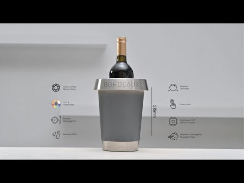 Villeroy & Boch Bordeaux wine cooler with light